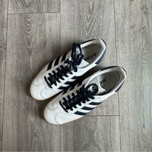 Adidas Gazelle in White Navy Gum